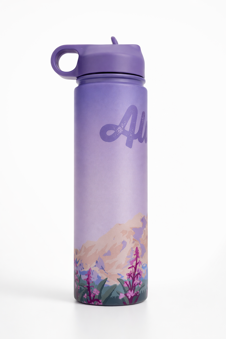 Alaska Fireweed Water Bottle 21oz