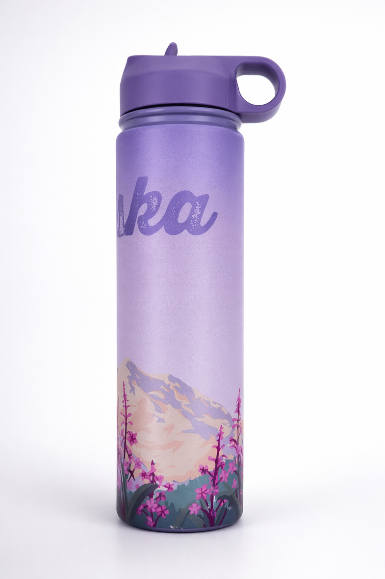 Alaska Fireweed Water Bottle 21oz