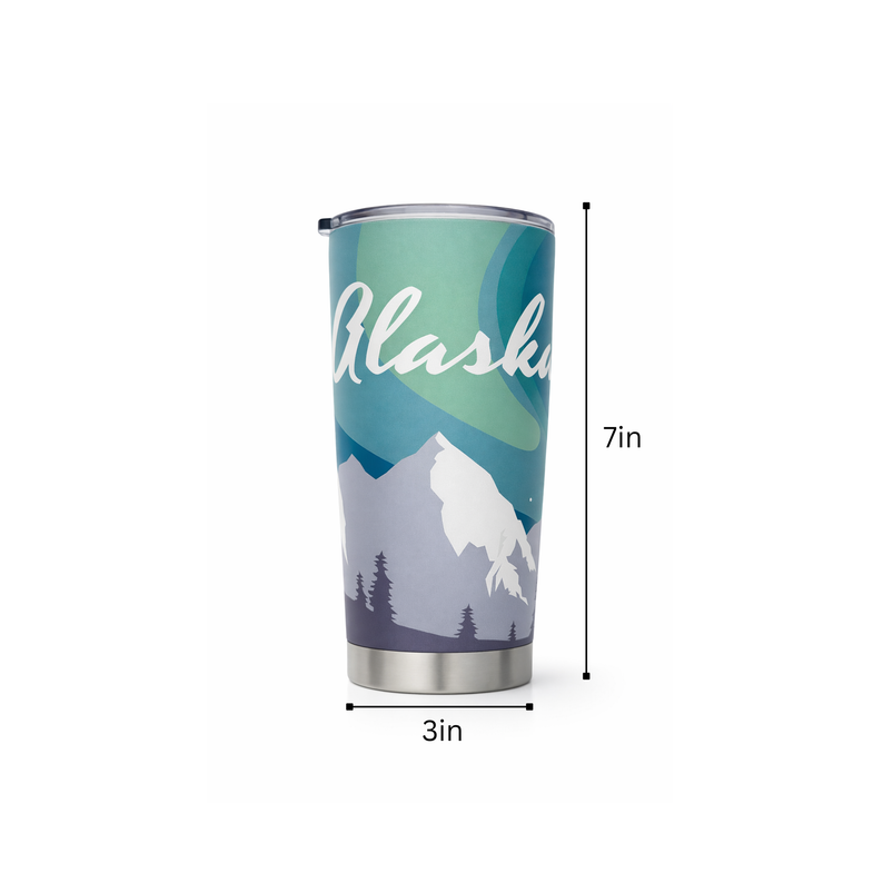 Alaska Aurora Tumbler 20oz
