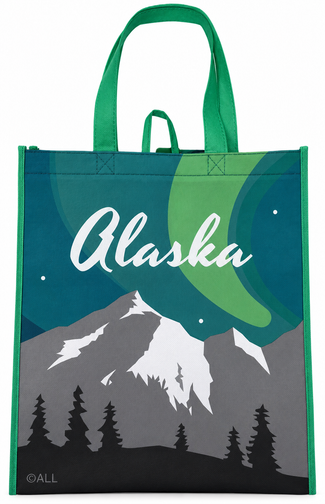 Alaska Aurora Reusable Grocery Bag