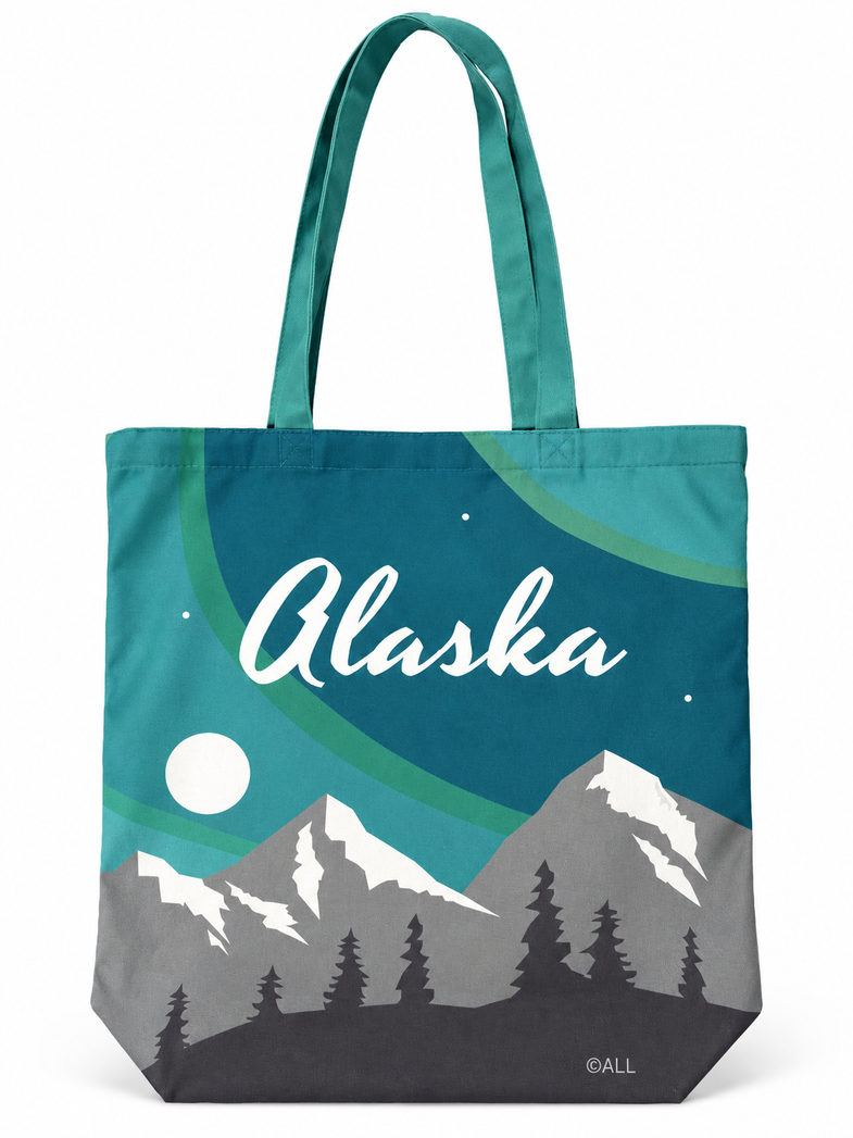 Alaska Aurora Tote Bag