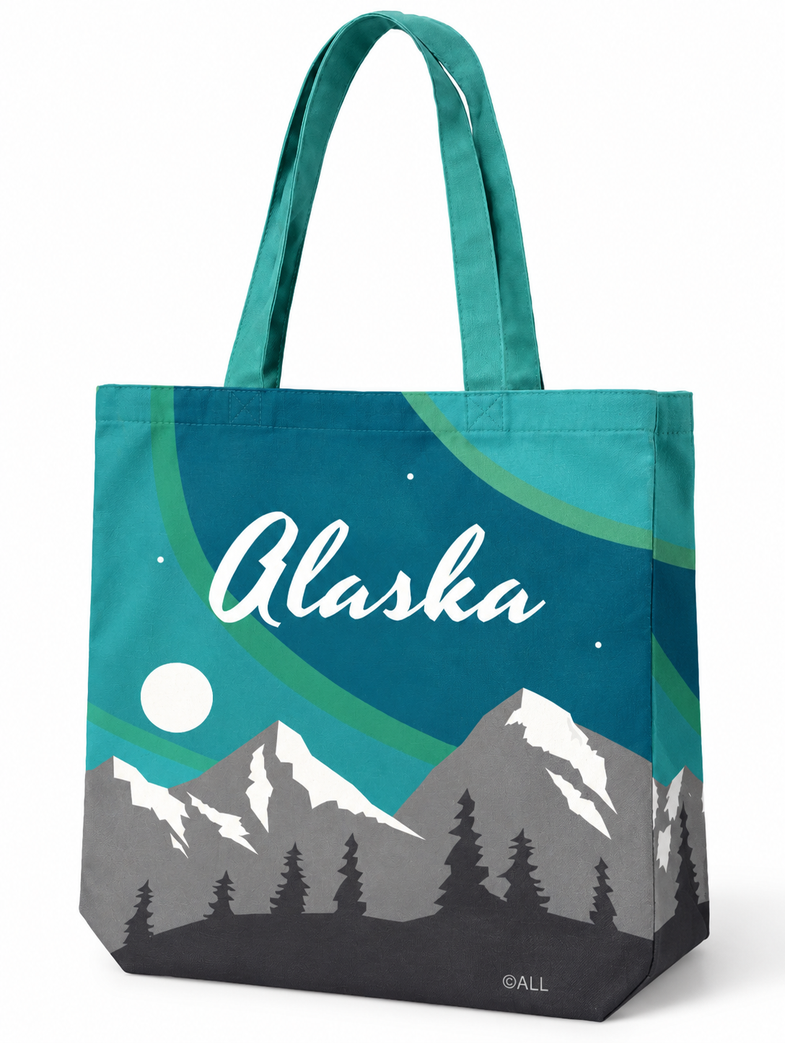 Alaska Aurora Tote Bag
