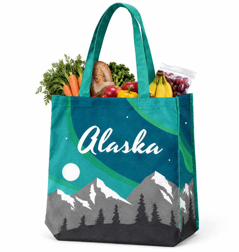 Alaska Aurora Tote Bag