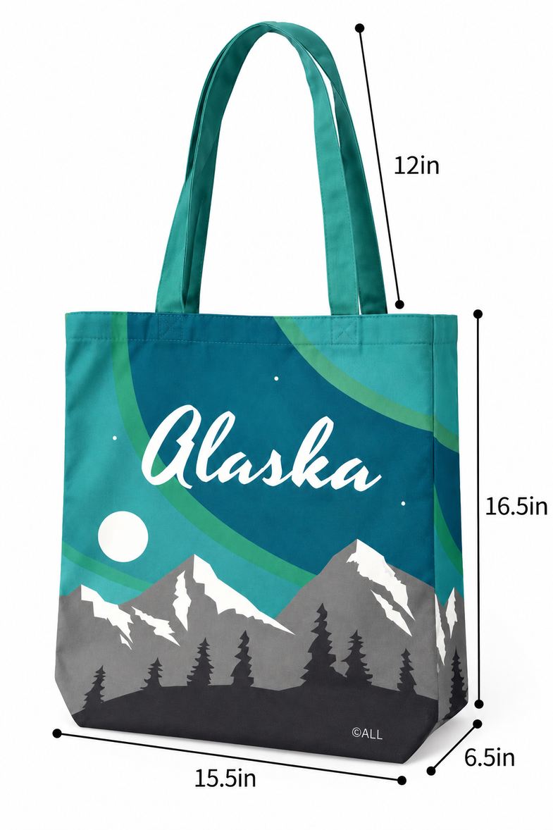 Alaska Aurora Tote Bag
