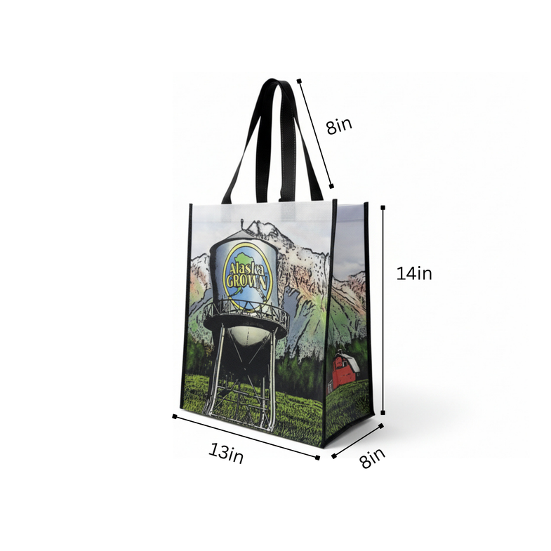 Alaska Grown Reusable Grocery Bag