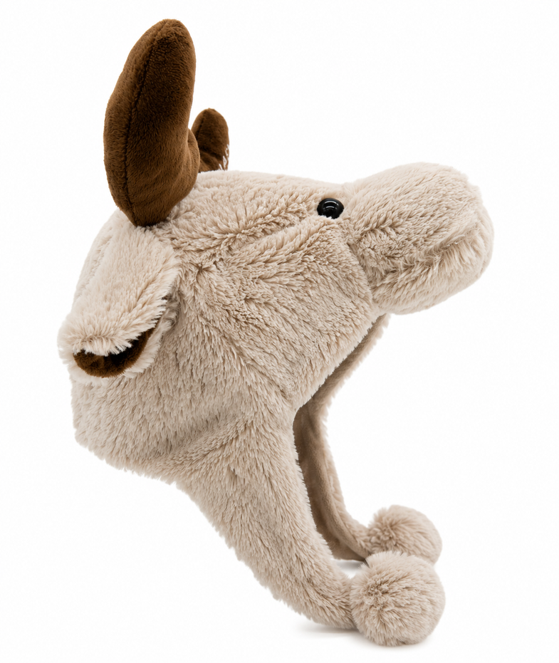 Alaska Moose Plush Hat