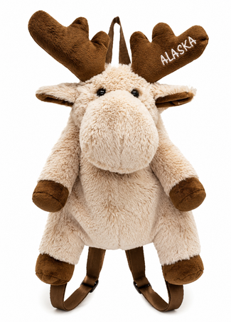 Alaska Moose Plush Backpack