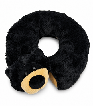 Alaska Black Bear Plush Neck Pillow
