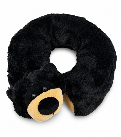 Alaska Black Bear Plush Neck Pillow