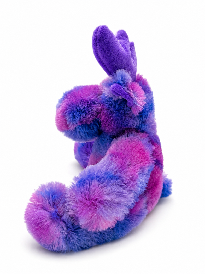 Alaska Purple Tie Dye Moose Plush