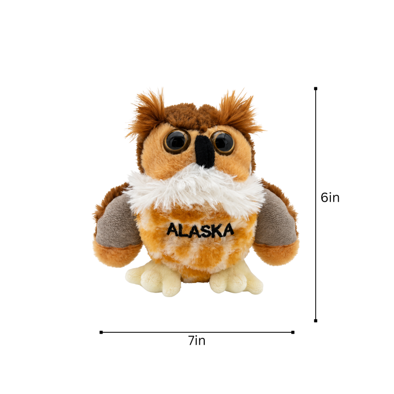 Alaska Owl Plush 6"