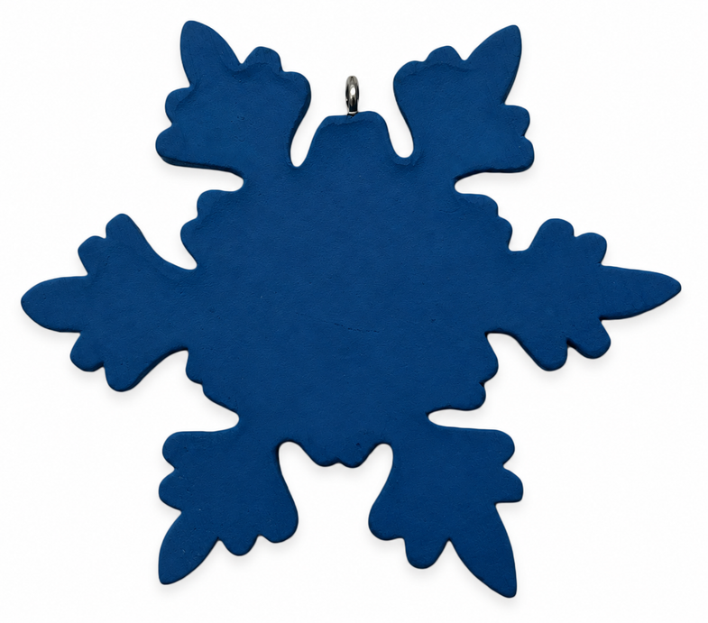 Alaska Blue Snowflake Ornament