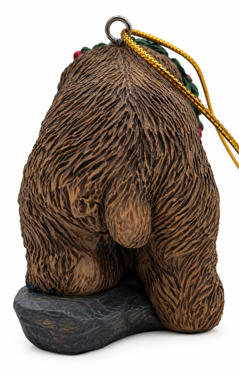 Alaska Grizzly Bear Ornament
