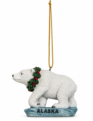 Alaska Polar Bear Ornament