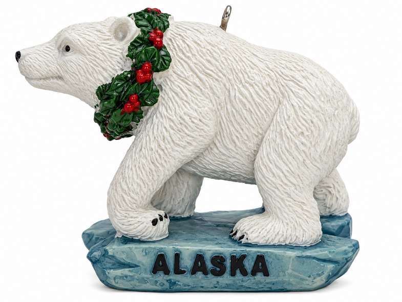 Alaska Polar Bear Ornament