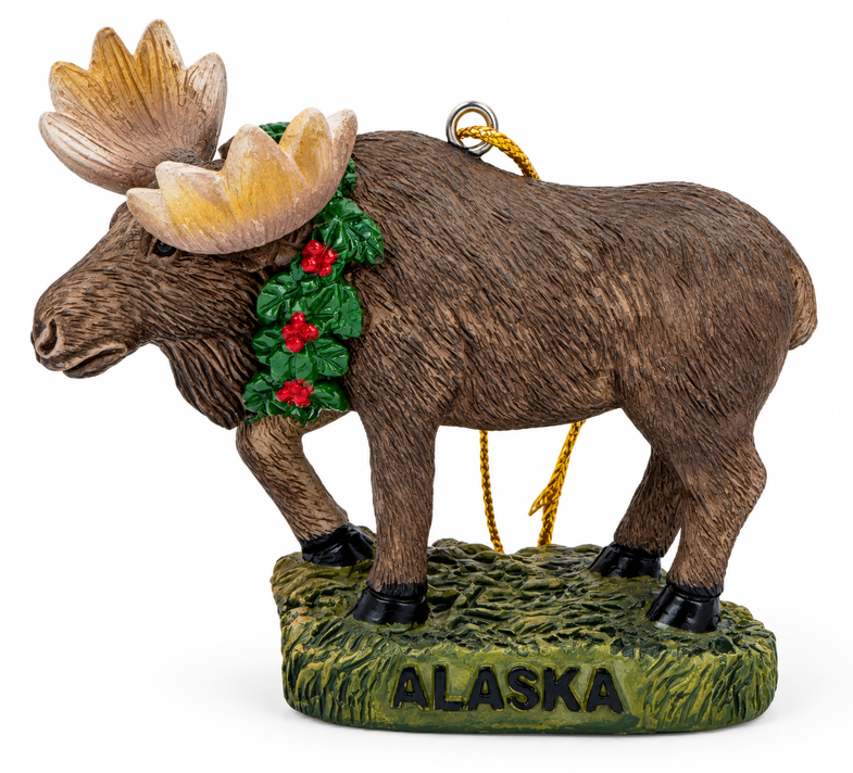 Alaska Moose Ornament