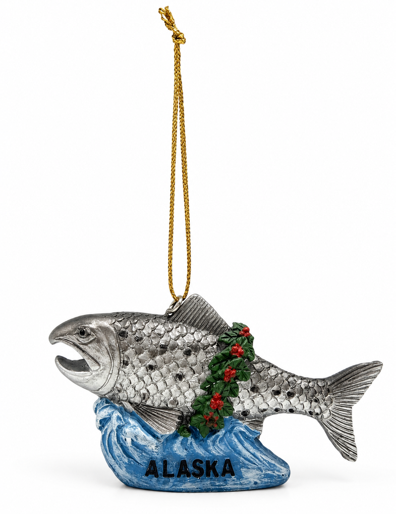 Alaska Salmon Ornament