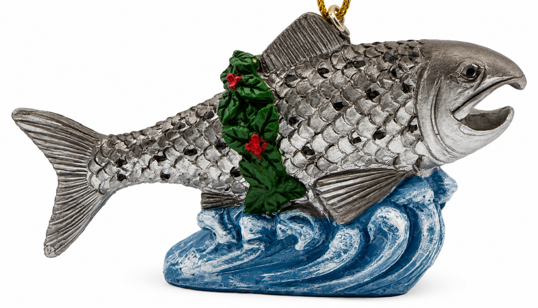 Alaska Salmon Ornament