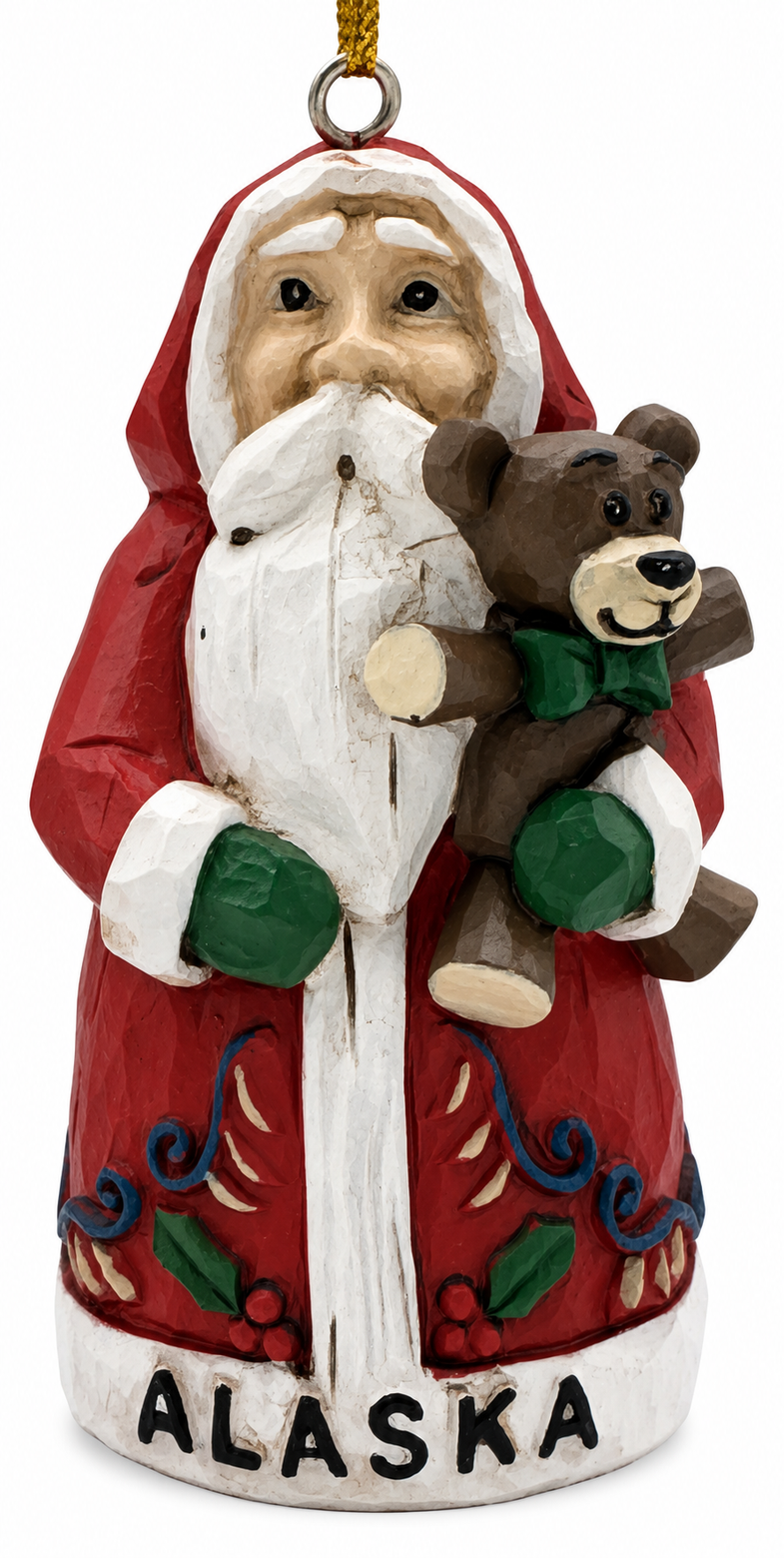 Alaska Santa Clause Ornament