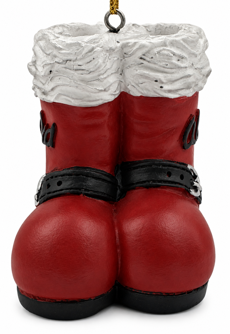 Alaska Santa Clause Boots Ornament