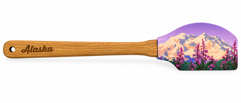 Alaska Fireweed Silicone Spatula