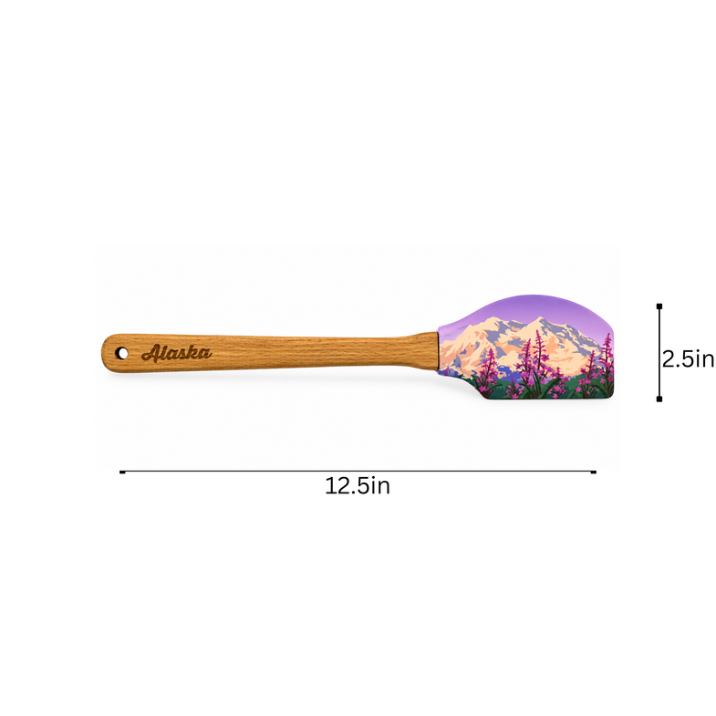 Alaska Fireweed Silicone Spatula