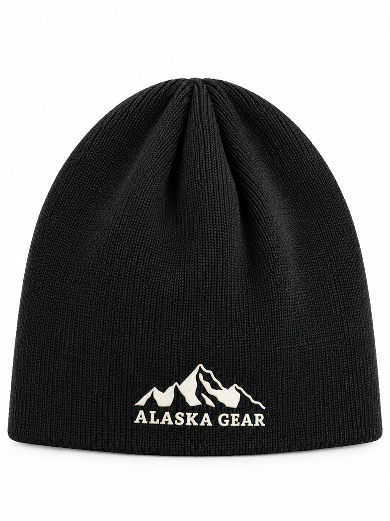 Alaska Gear Black Beanie