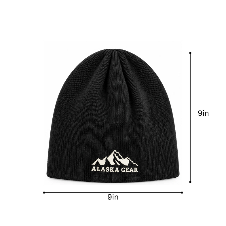 Alaska Gear Black Beanie