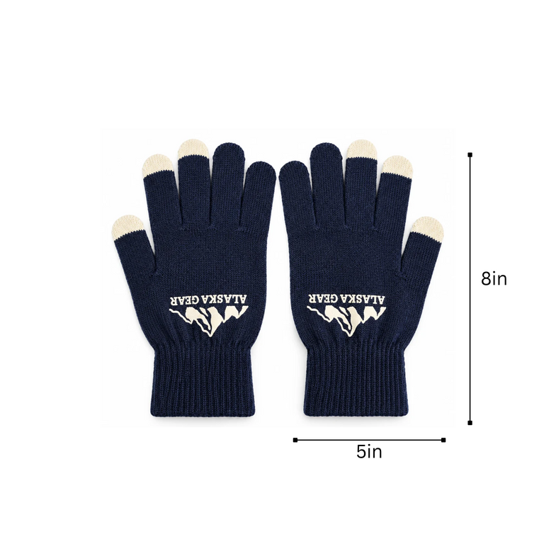 Alaska Gear Navy Gloves