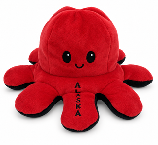 Alaska Octopus Reversible Plush 8"