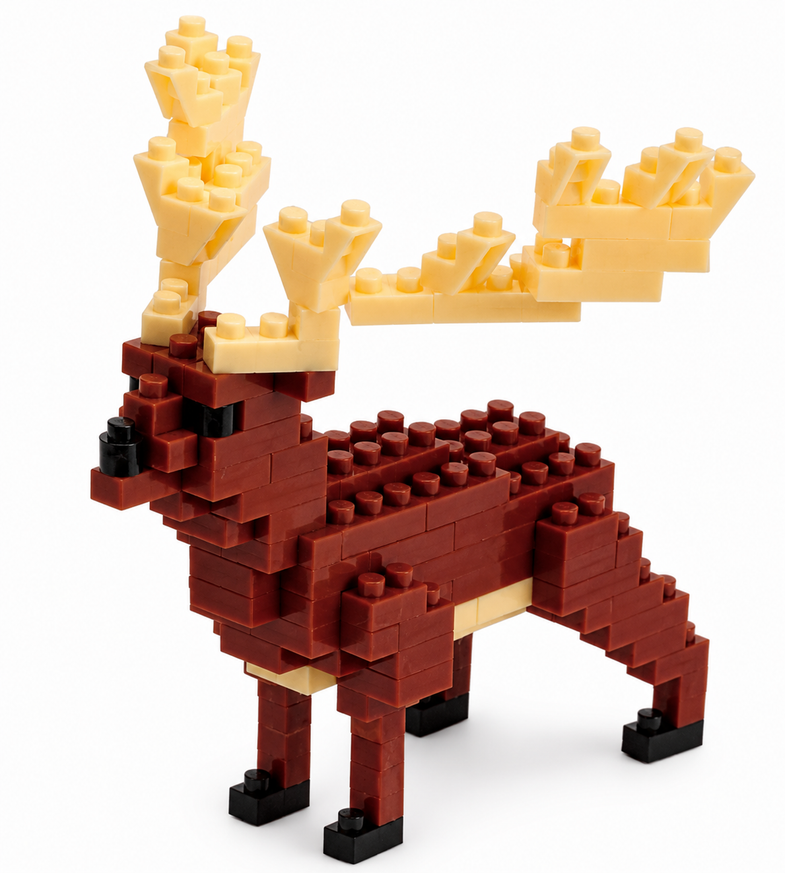 Alaska Moose Blocks