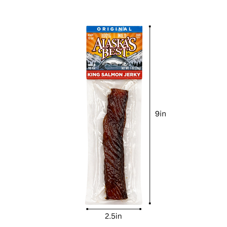 Alaska King Salmon Jerky Strip 1oz