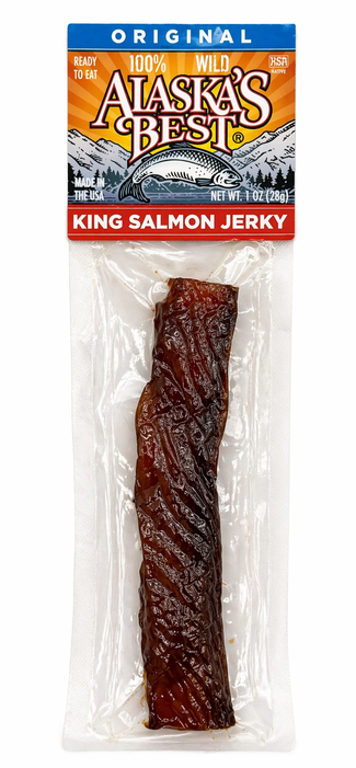 Alaska King Salmon Jerky Strip 1oz