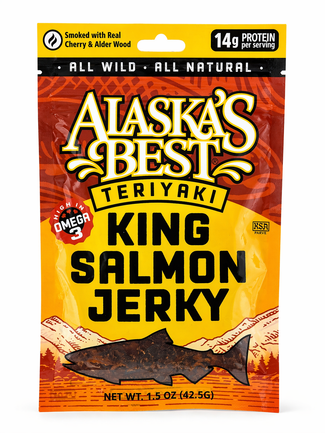 Alaska King Salmon Teriyaki Jerky 1.5oz