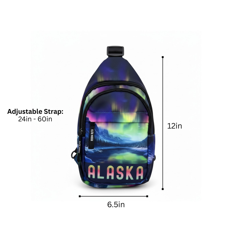 Alaska Northern Lights Crossbody Bag