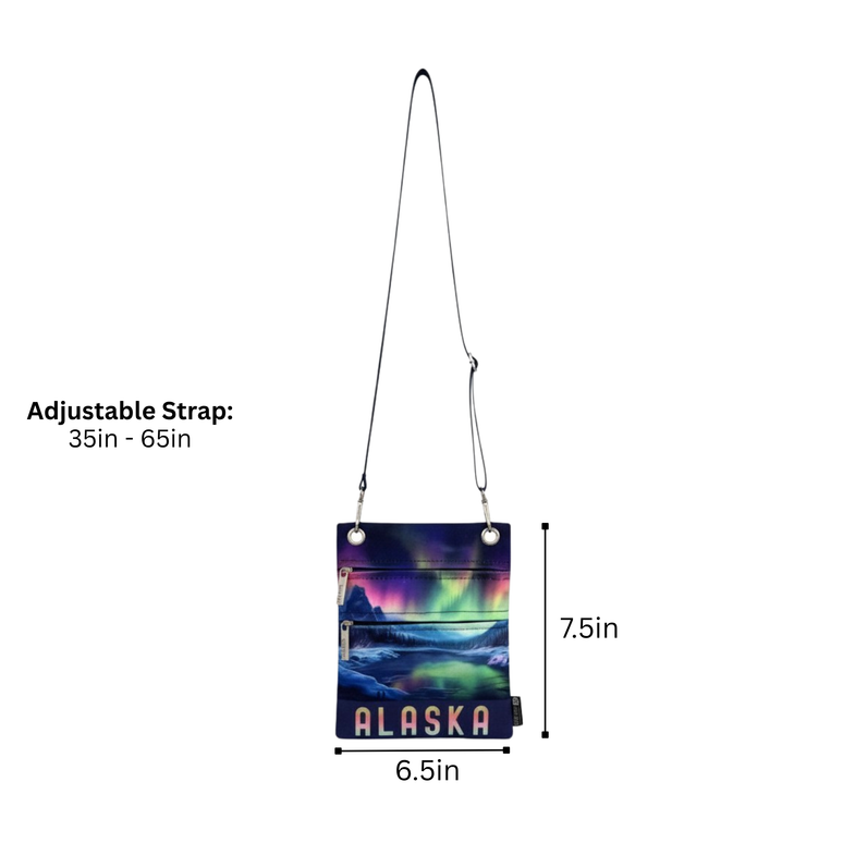 Alaska Northern Lights Neck Bag