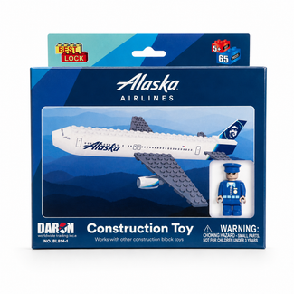Alaska Airlines Toy Blocks