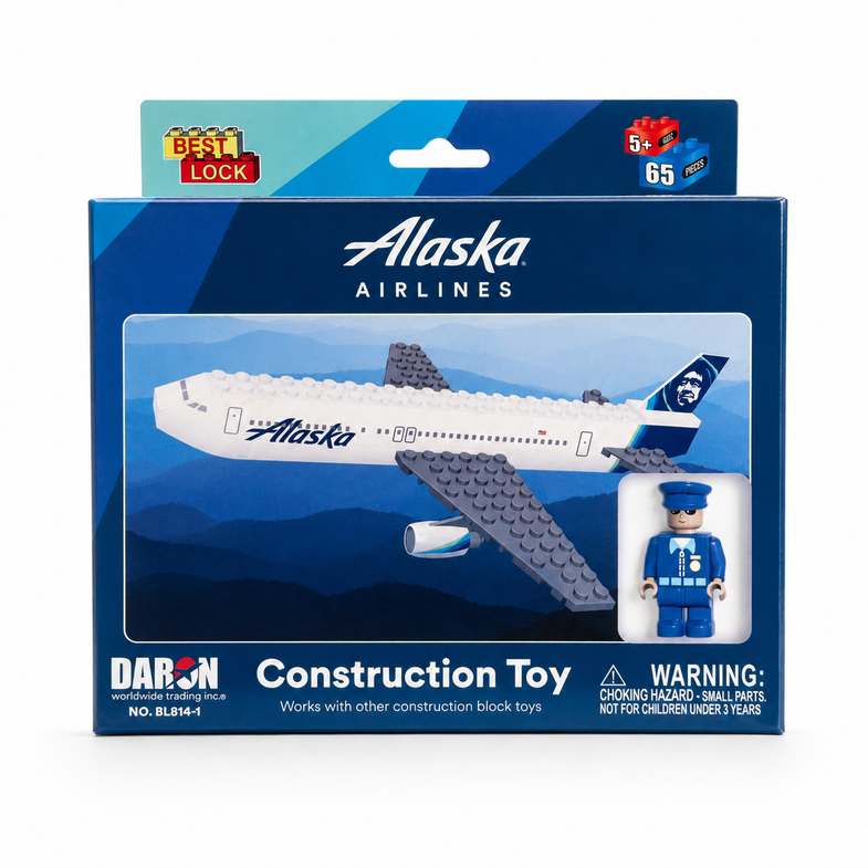 Alaska Airlines Toy Blocks