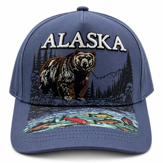 Alaska Bear Baseball Hat