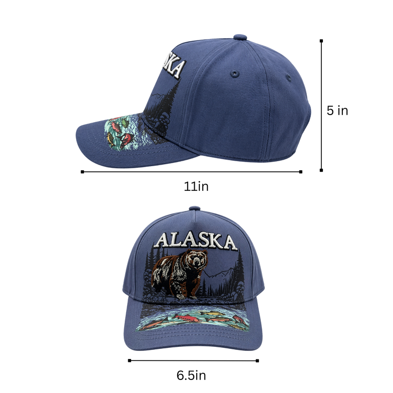 Alaska Bear Baseball Hat
