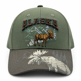Alaska Moose Baseball Hat