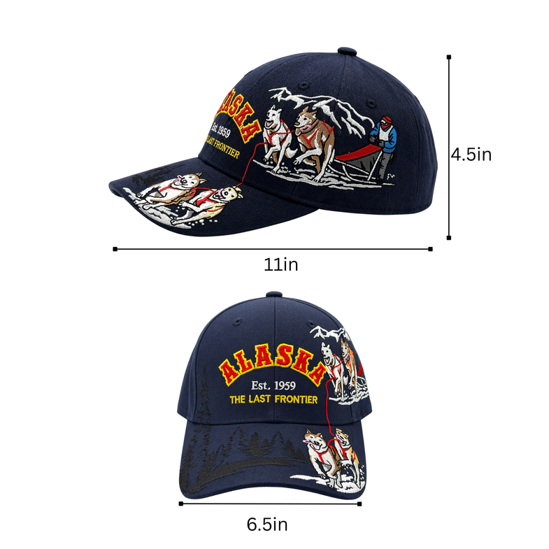 Alaska Dog Sled Baseball Hat