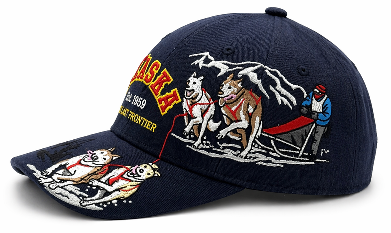 Alaska Dog Sled Baseball Hat