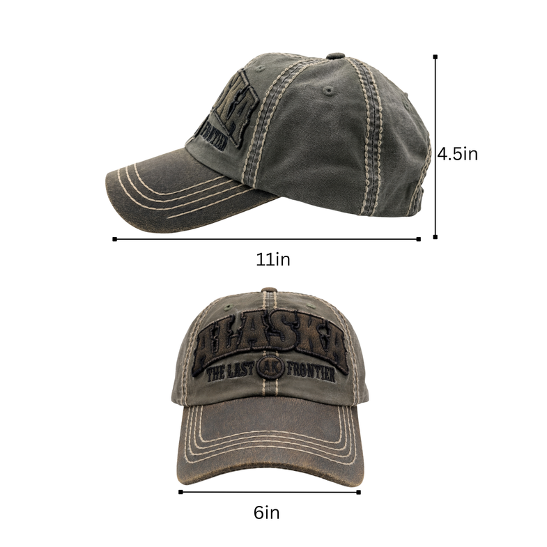 Alaska Last Frontier Baseball Hat