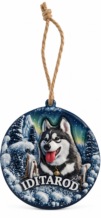 Alaska Husky Ornament
