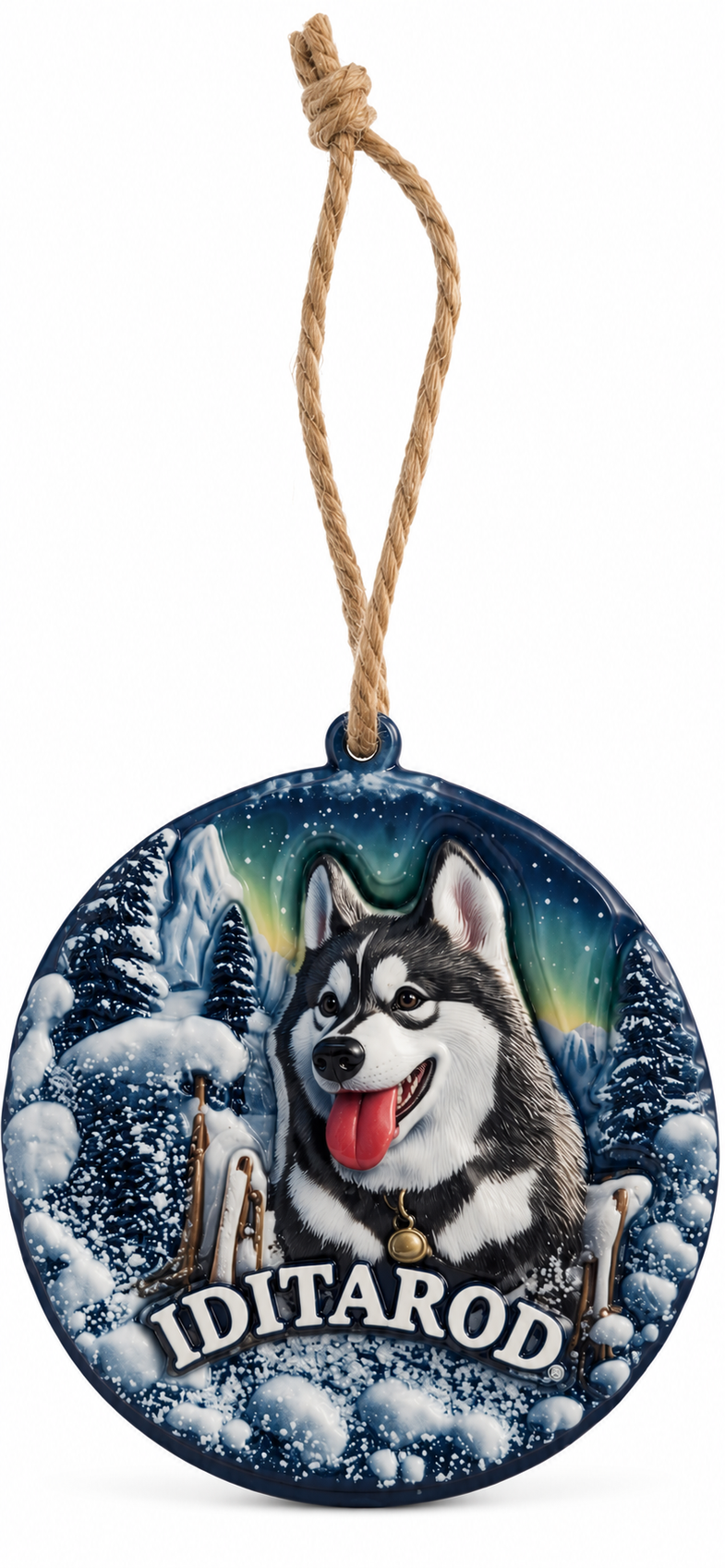 Alaska Husky Ornament