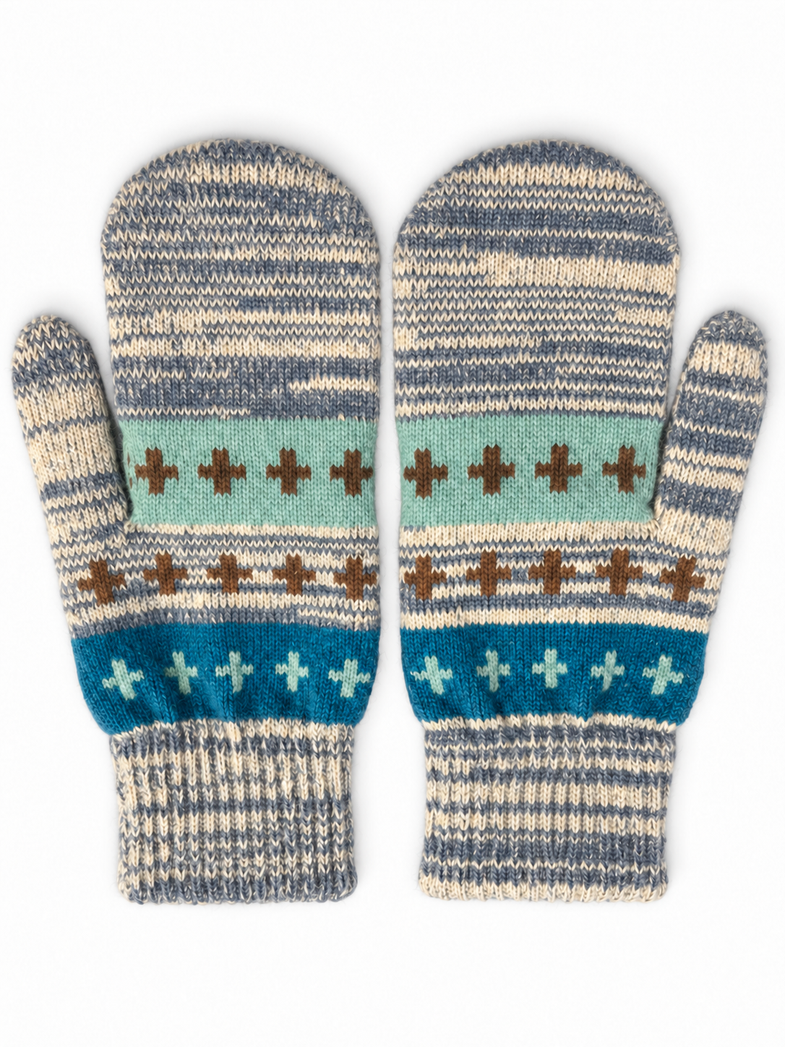 Alaska Teal Mittens