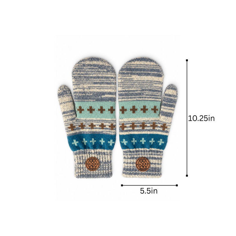 Alaska Teal Mittens