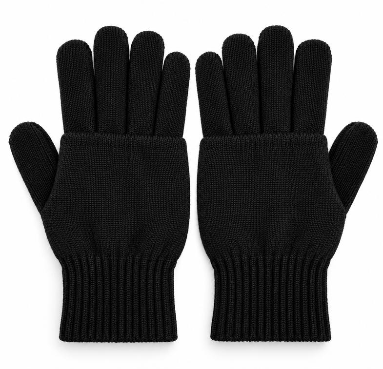 Alaska Back to AK Black Gloves