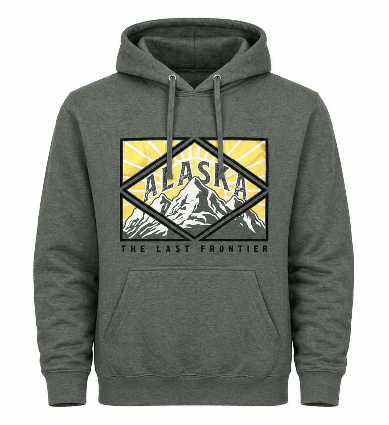 Alaska Diamond Sunrise Adult Hoodie